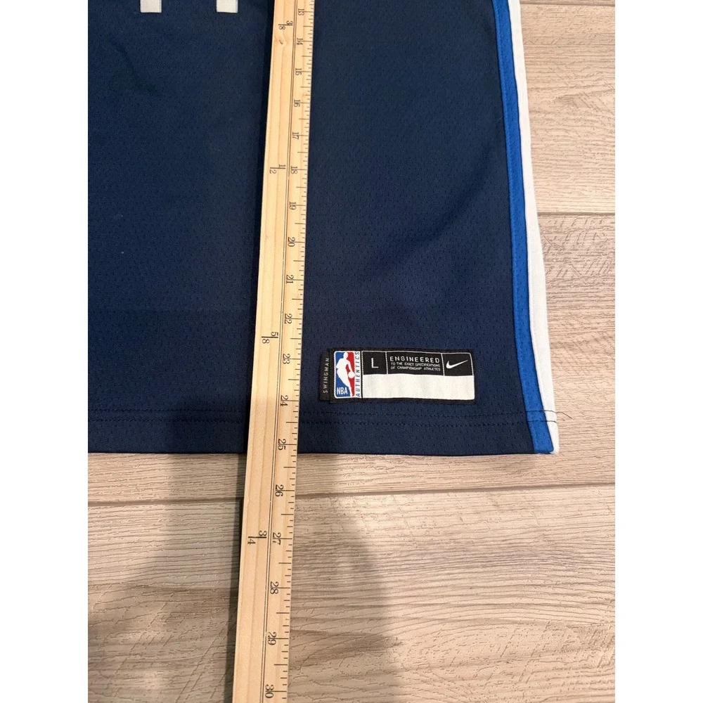 Nike Dallas Mavericks Luka Doncic 77 Swingman Jersey Navy Blue Mens Large L